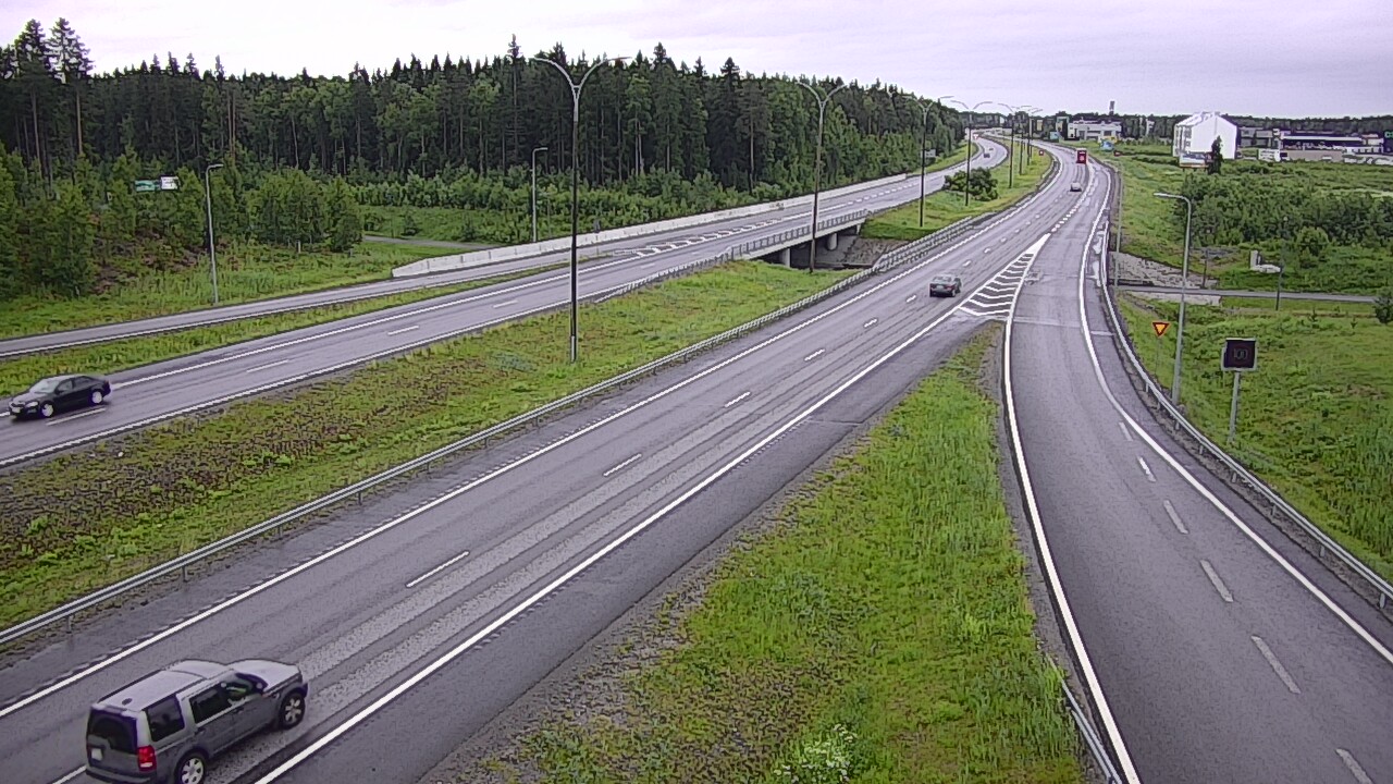 Weather Camera Image Väg 4 Kempele, Zatelliitti, Oulu, Pohjois-Pohjanmaa