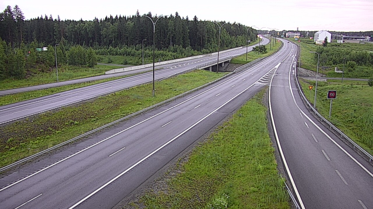 Kelikamerat Kuva Tie 4 Kempele, Zatelliitti, Oulu, Pohjois-Pohjanmaa