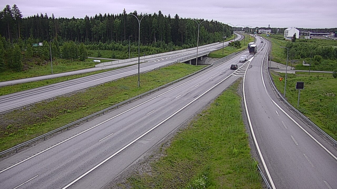 Kelikamerat Kuva Tie 4 Kempele, Zatelliitti, Oulu, Pohjois-Pohjanmaa