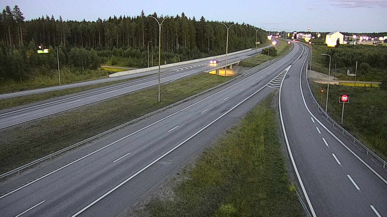 Kelikamerat Kuva Tie 4 Kempele, Zatelliitti, Oulu, Pohjois-Pohjanmaa