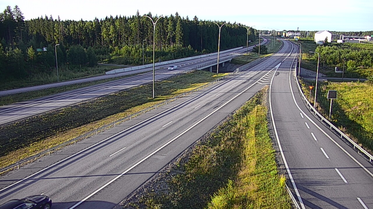 Weather Camera Image Road 4 Kempele, Zatelliitti, Oulu, Pohjois-Pohjanmaa