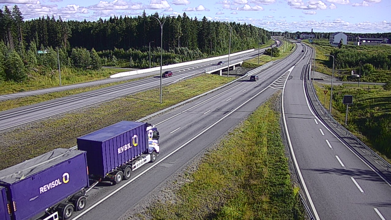Kelikamerat Kuva Tie 4 Kempele, Zatelliitti, Oulu, Pohjois-Pohjanmaa
