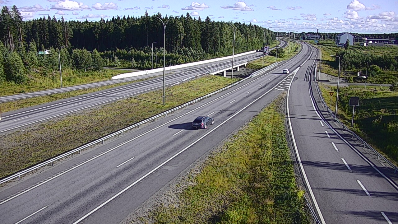 Kelikamerat Kuva Tie 4 Kempele, Zatelliitti, Oulu, Pohjois-Pohjanmaa