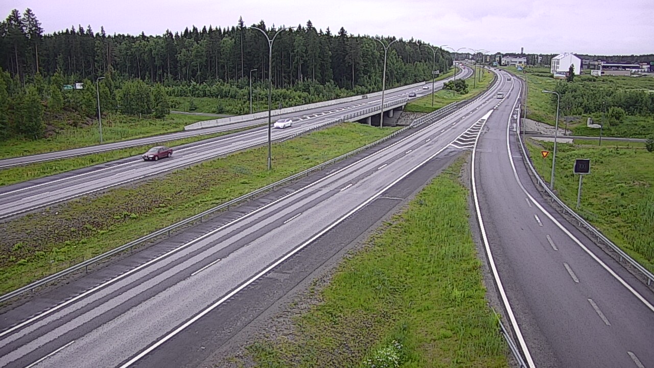 Kelikamerat Kuva Tie 4 Kempele, Zatelliitti, Oulu, Pohjois-Pohjanmaa