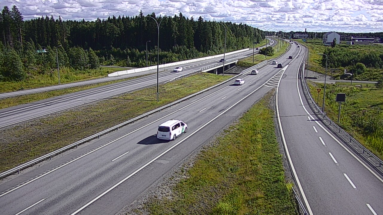 Kelikamerat Kuva Tie 4 Kempele, Zatelliitti, Oulu, Pohjois-Pohjanmaa