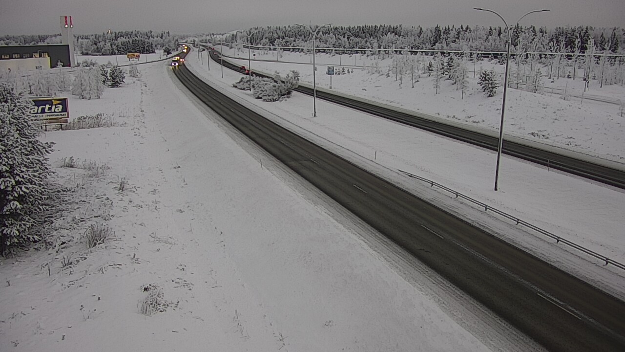 Kelikamerat Kuva Tie 4 Kempele, Zatelliitti, Oulu, Pohjois-Pohjanmaa