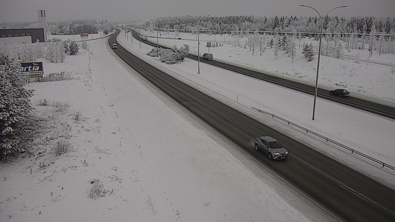 Kelikamerat Kuva Tie 4 Kempele, Zatelliitti, Oulu, Pohjois-Pohjanmaa