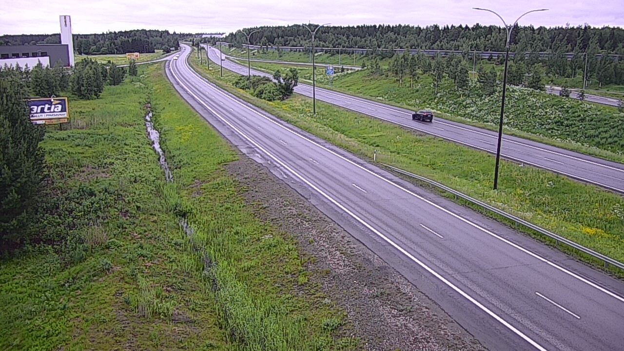 Kelikamerat Kuva Tie 4 Kempele, Zatelliitti, Oulu, Pohjois-Pohjanmaa