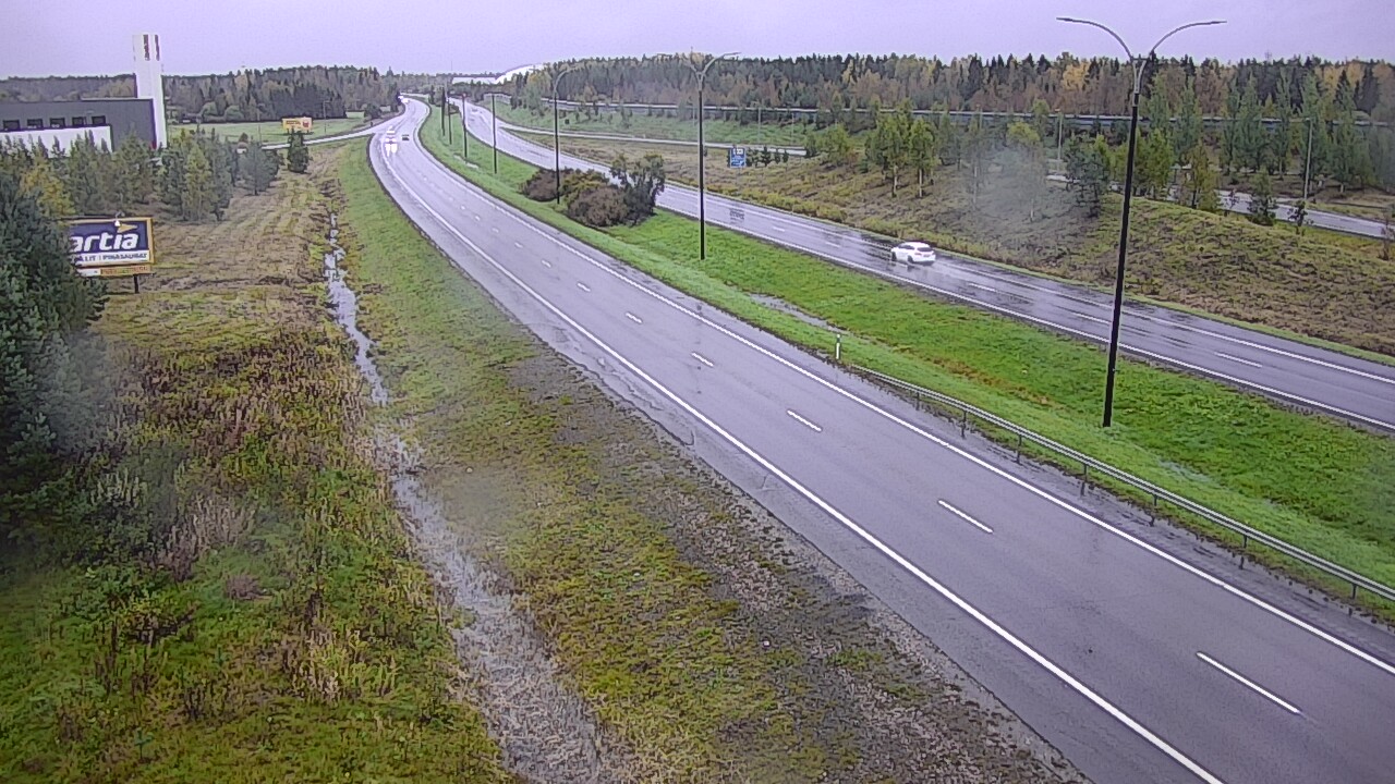 Weather Camera Image Road 4 Kempele, Zatelliitti, Oulu, Pohjois-Pohjanmaa