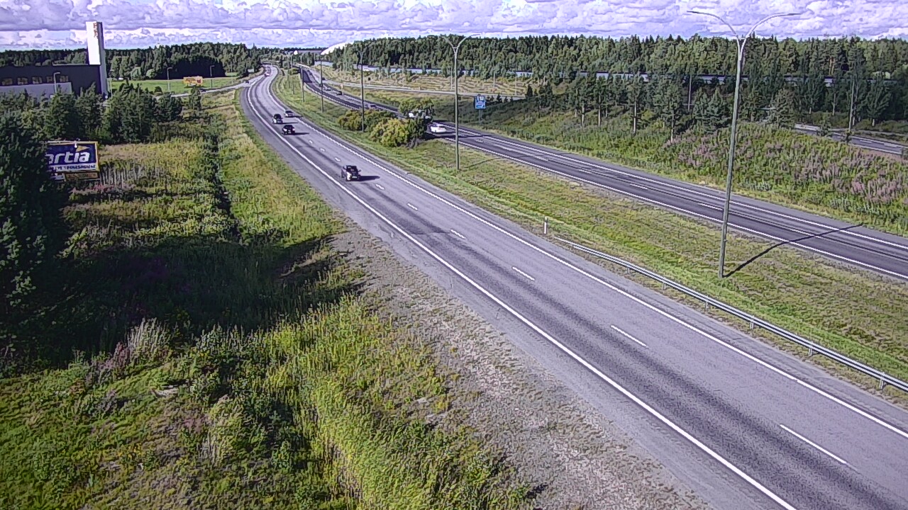 Kelikamerat Kuva Tie 4 Kempele, Zatelliitti, Oulu, Pohjois-Pohjanmaa