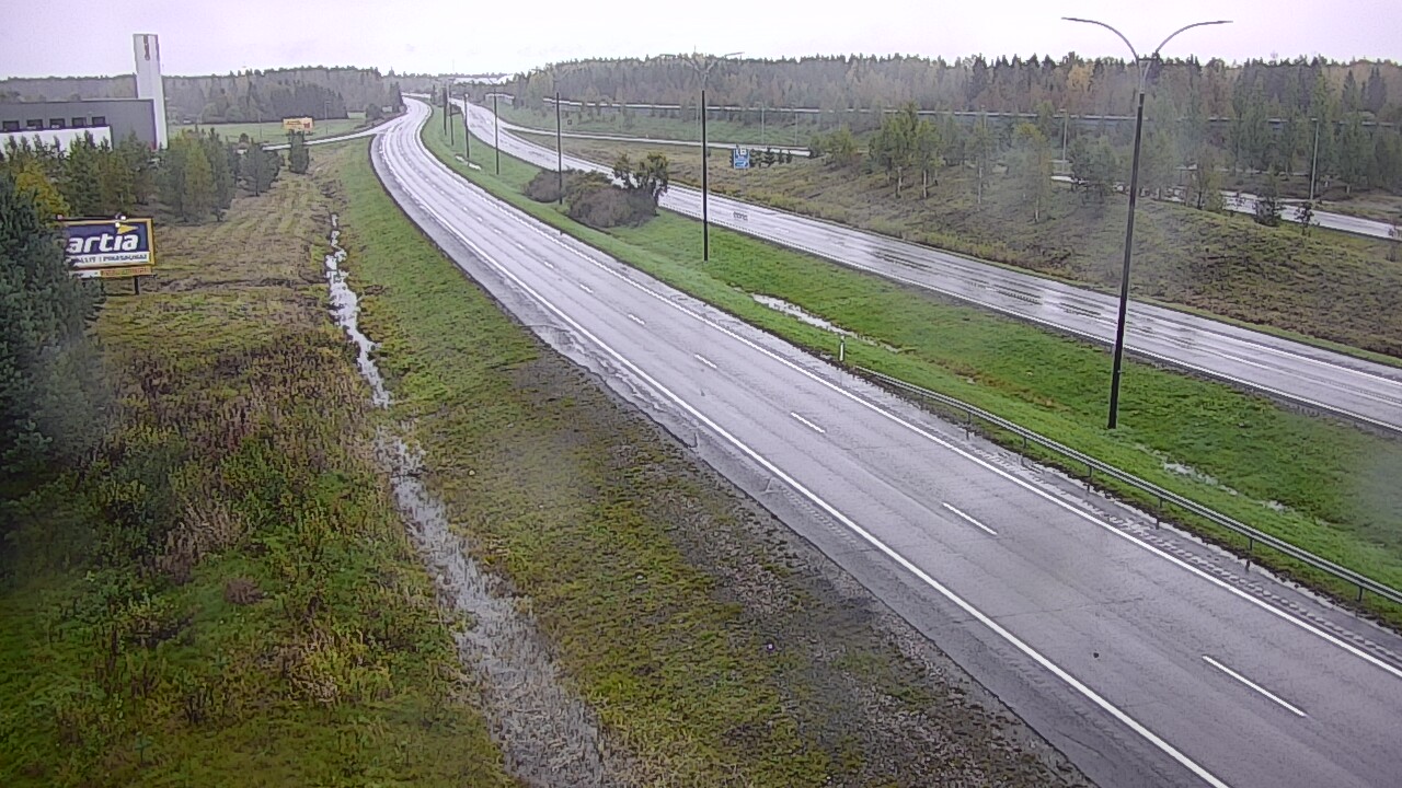Weather Camera Image Road 4 Kempele, Zatelliitti, Oulu, Pohjois-Pohjanmaa