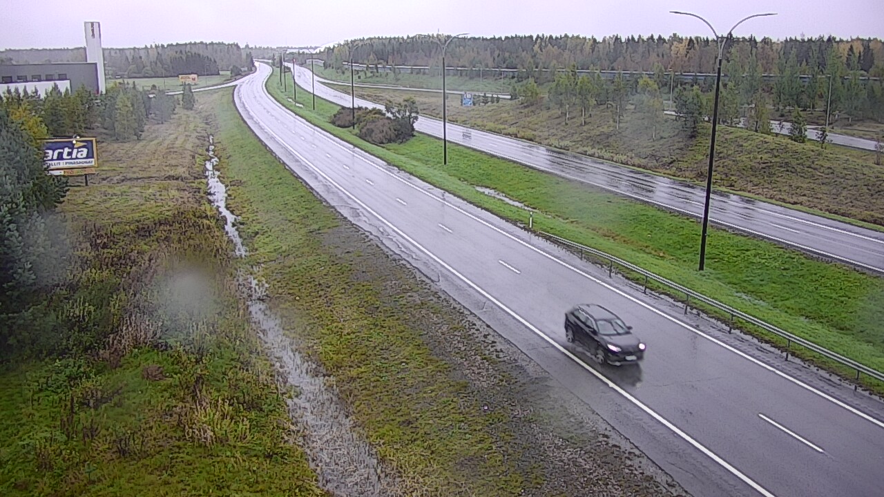 Weather Camera Image Road 4 Kempele, Zatelliitti, Oulu, Pohjois-Pohjanmaa