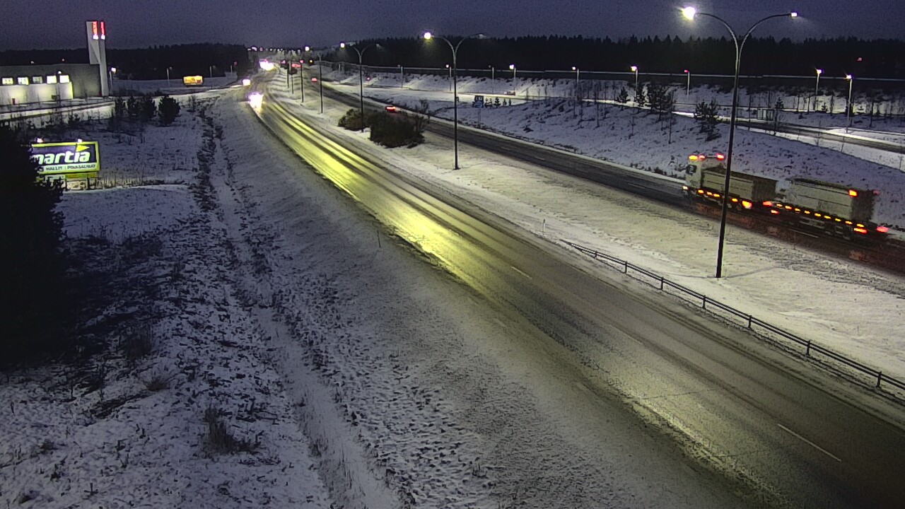 Weather Camera Image Road 4 Kempele, Zatelliitti, Oulu, Pohjois-Pohjanmaa