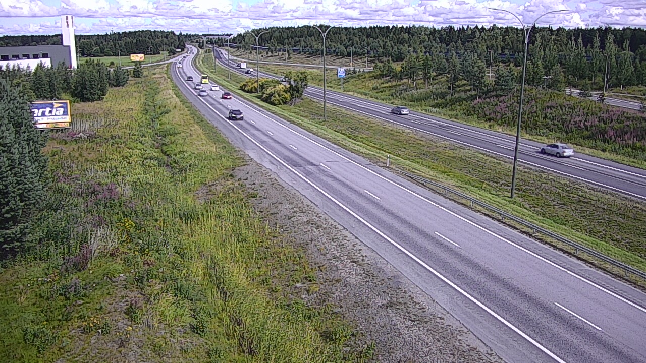 Weather Camera Image Väg 4 Kempele, Zatelliitti, Oulu, Pohjois-Pohjanmaa