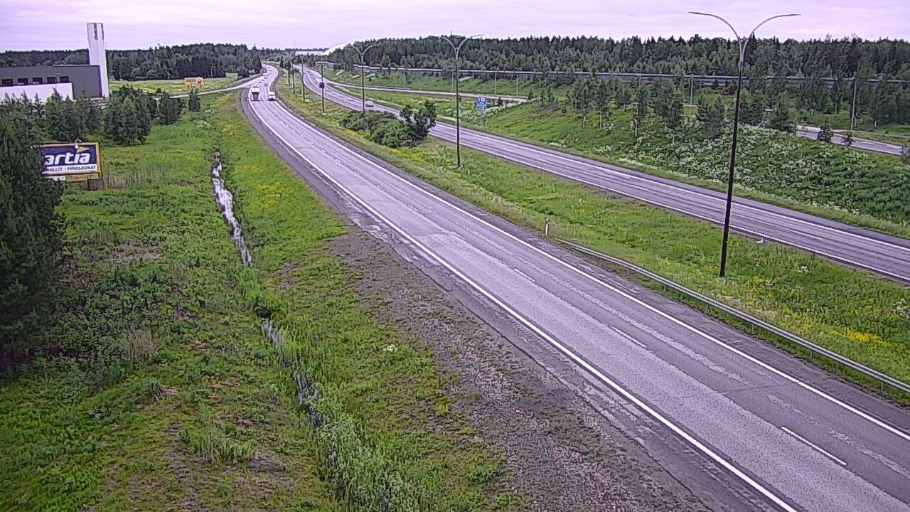 Kelikamerat Kuva Tie 4 Kempele, Zatelliitti, Oulu, Pohjois-Pohjanmaa