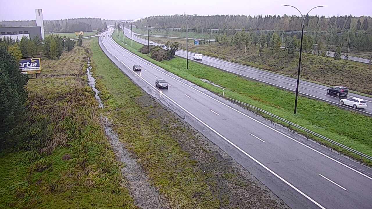 Weather Camera Image Väg 4 Kempele, Zatelliitti, Oulu, Pohjois-Pohjanmaa