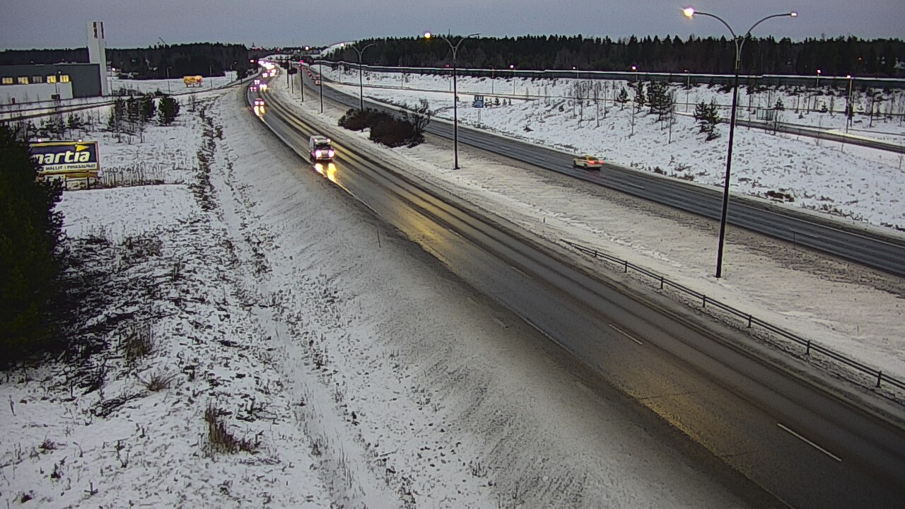 Weather Camera Image Road 4 Kempele, Zatelliitti, Oulu, Pohjois-Pohjanmaa