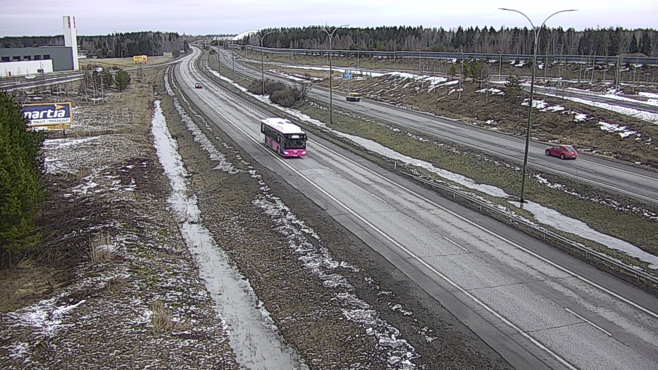 Weather Camera Image Road 4 Kempele, Zatelliitti, Oulu, Pohjois-Pohjanmaa