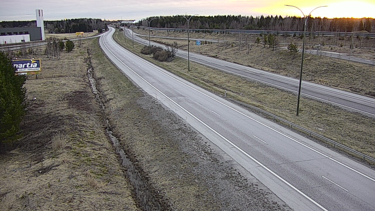 Weather Camera Image Road 4 Kempele, Zatelliitti, Oulu, Pohjois-Pohjanmaa