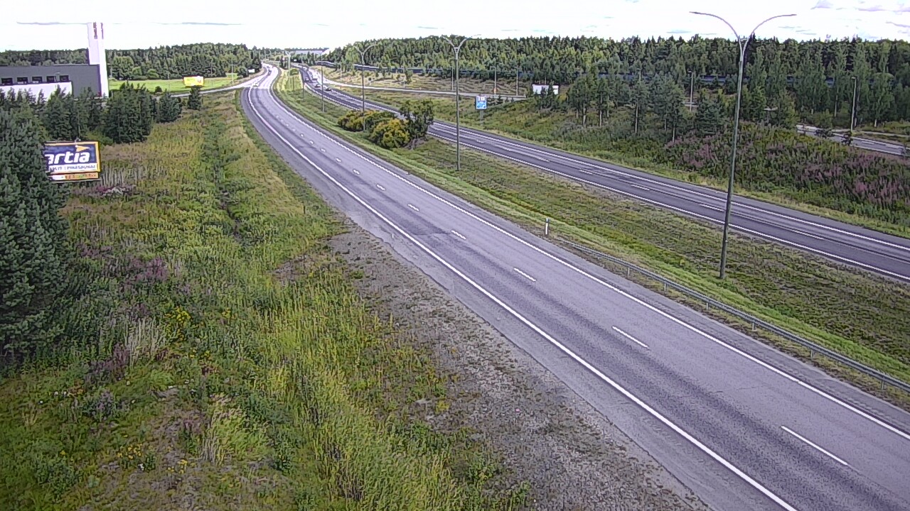 Weather Camera Image Väg 4 Kempele, Zatelliitti, Oulu, Pohjois-Pohjanmaa
