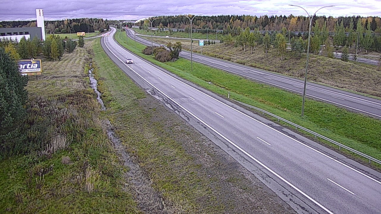 Weather Camera Image Road 4 Kempele, Zatelliitti, Oulu, Pohjois-Pohjanmaa