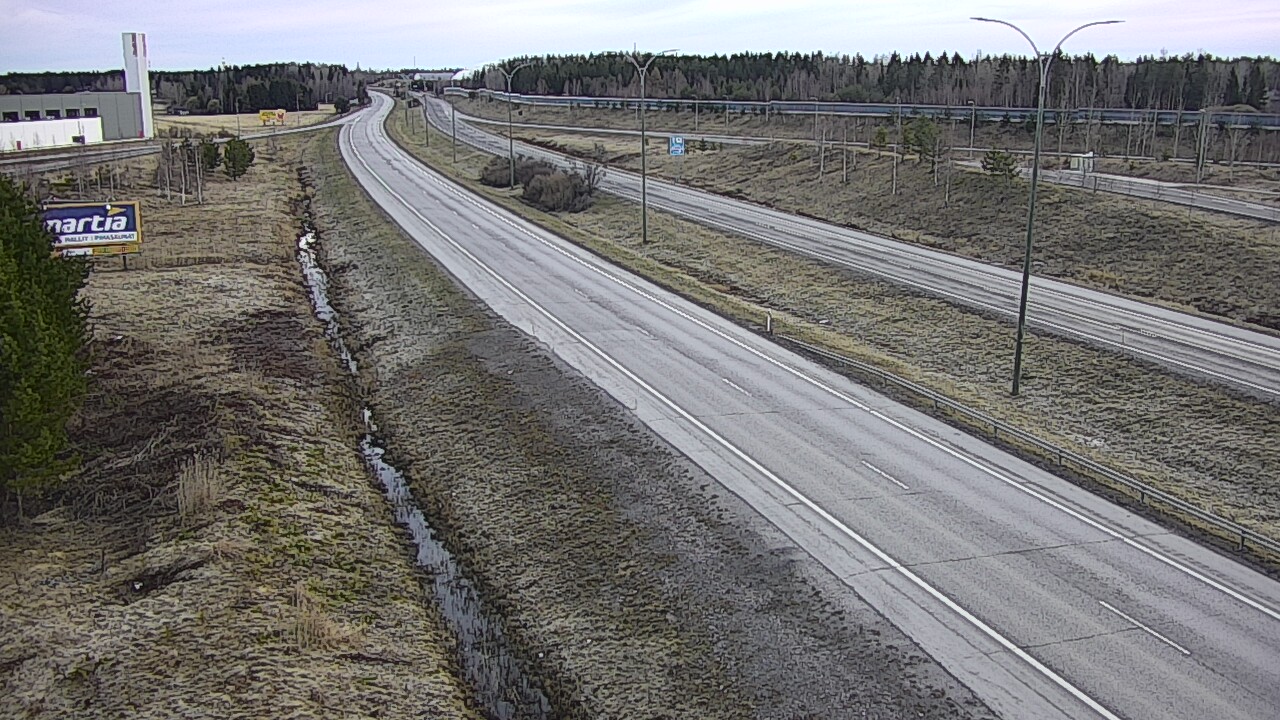 Weather Camera Image Väg 4 Kempele, Zatelliitti, Oulu, Pohjois-Pohjanmaa