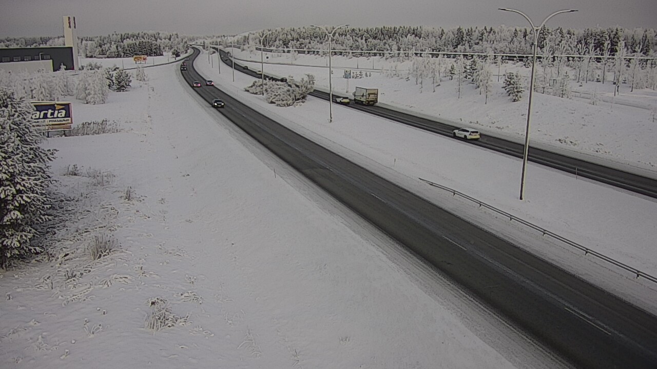 Kelikamerat Kuva Tie 4 Kempele, Zatelliitti, Oulu, Pohjois-Pohjanmaa