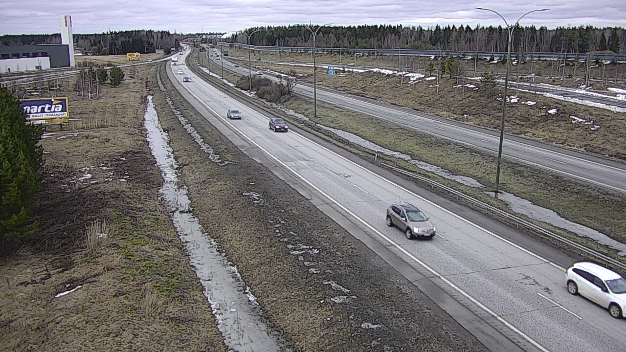 Weather Camera Image Road 4 Kempele, Zatelliitti, Oulu, Pohjois-Pohjanmaa