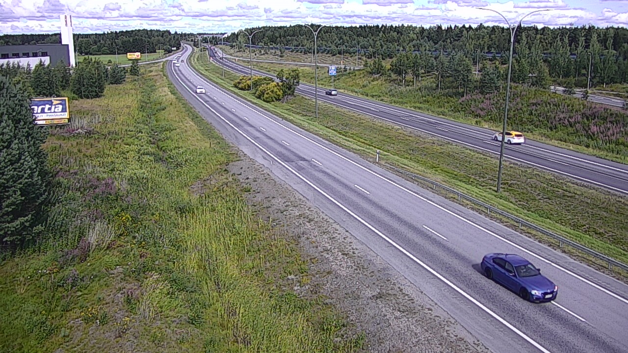 Weather Camera Image Road 4 Kempele, Zatelliitti, Oulu, Pohjois-Pohjanmaa