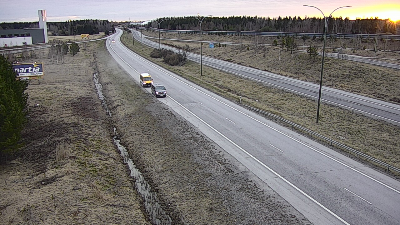 Weather Camera Image Road 4 Kempele, Zatelliitti, Oulu, Pohjois-Pohjanmaa