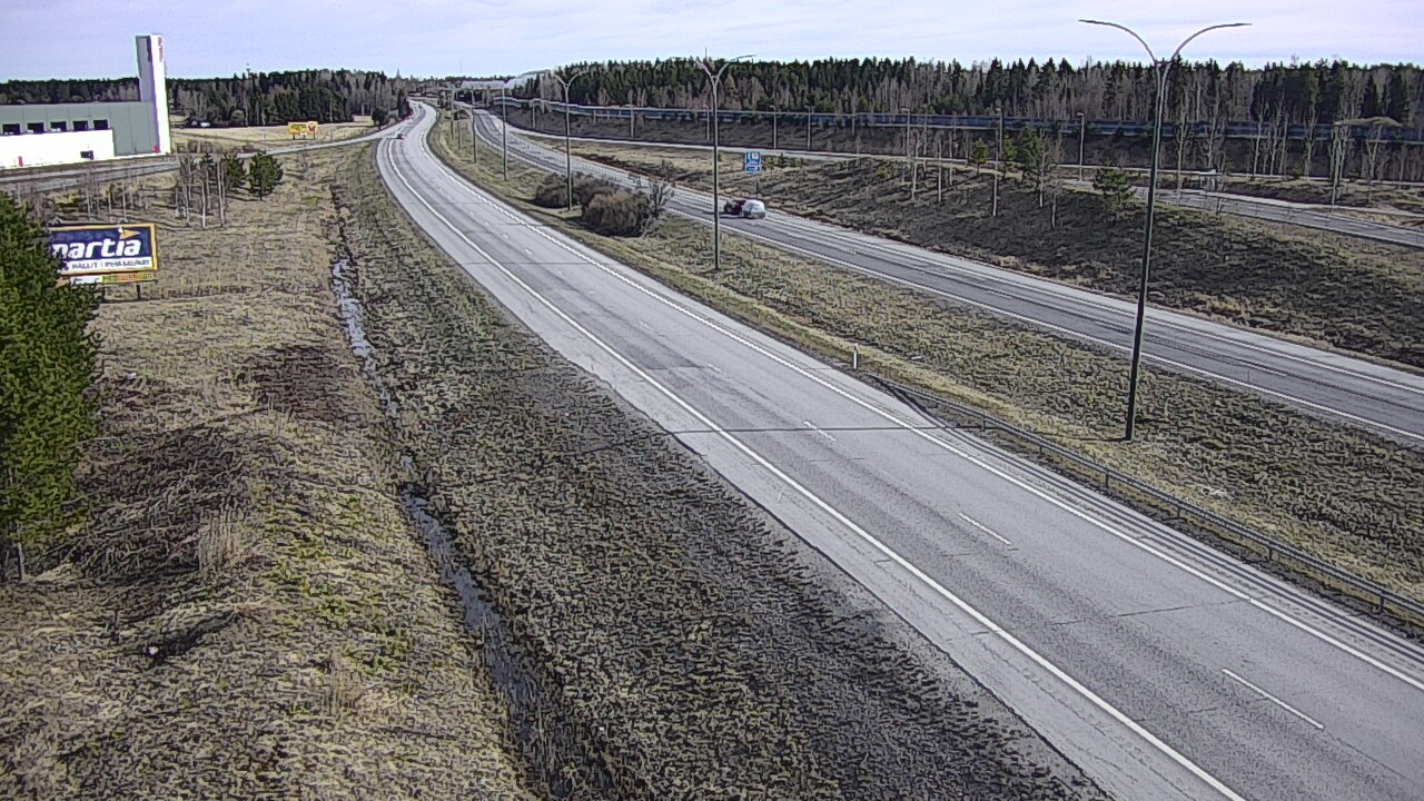 Weather Camera Image Väg 4 Kempele, Zatelliitti, Oulu, Pohjois-Pohjanmaa