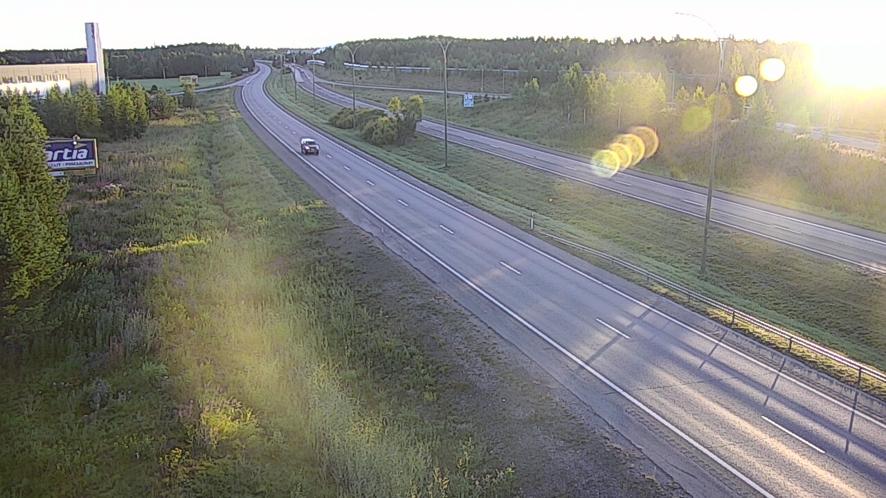 Weather Camera Image Road 4 Kempele, Zatelliitti, Oulu, Pohjois-Pohjanmaa