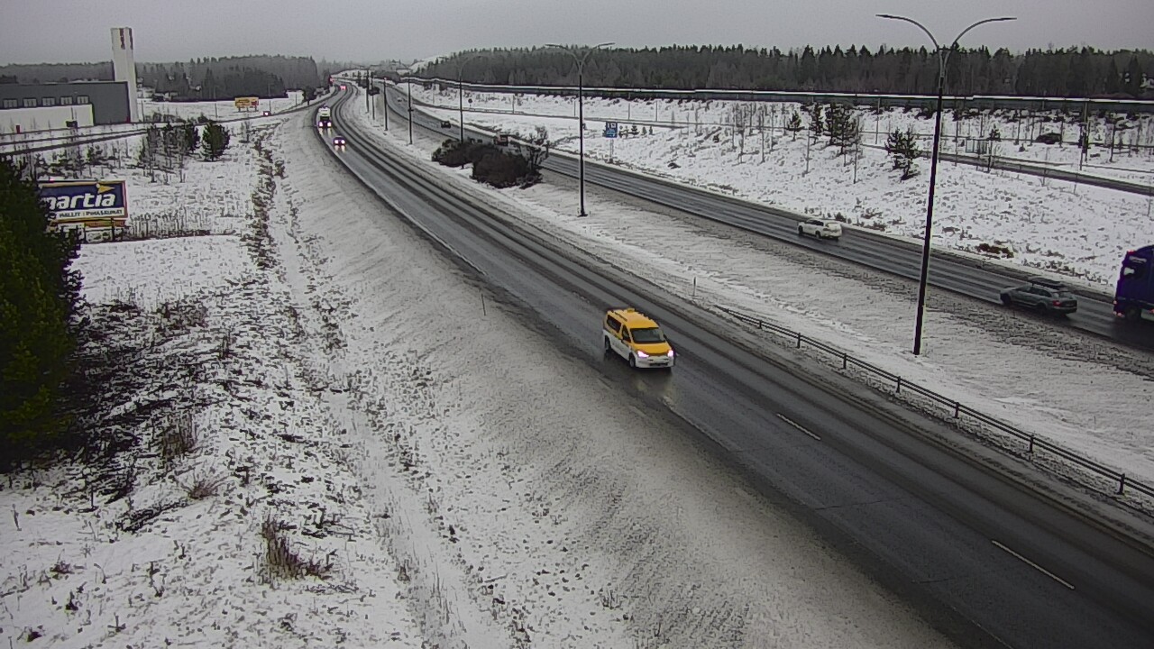 Weather Camera Image Road 4 Kempele, Zatelliitti, Oulu, Pohjois-Pohjanmaa