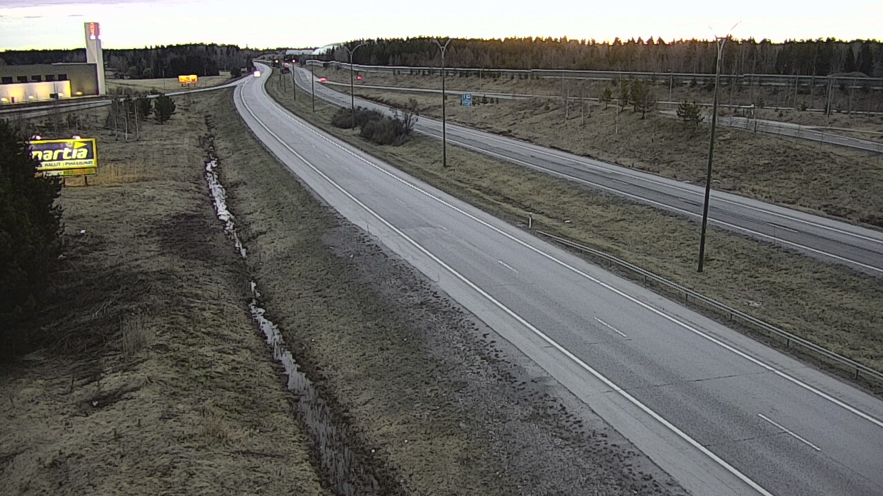 Weather Camera Image Road 4 Kempele, Zatelliitti, Oulu, Pohjois-Pohjanmaa