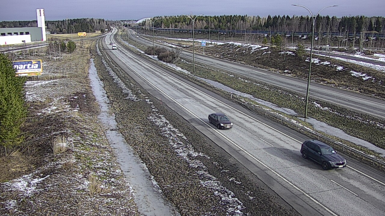 Weather Camera Image Road 4 Kempele, Zatelliitti, Oulu, Pohjois-Pohjanmaa