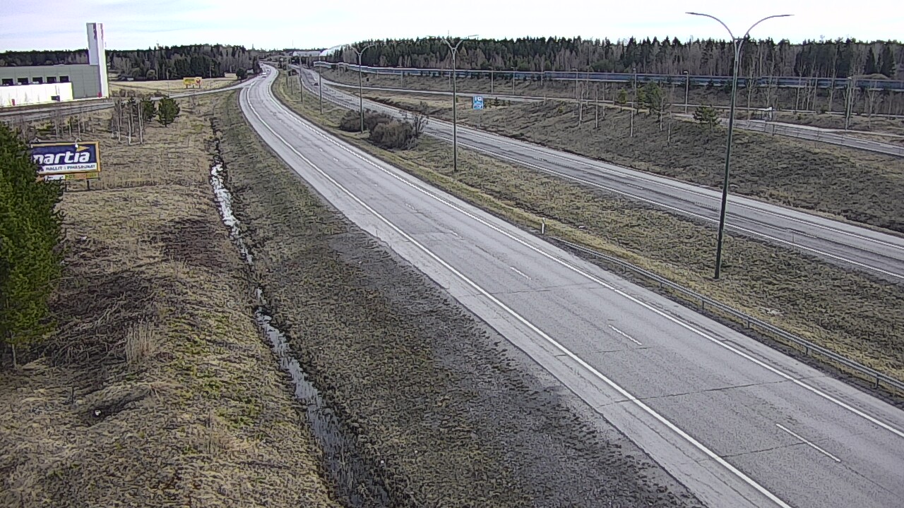 Weather Camera Image Väg 4 Kempele, Zatelliitti, Oulu, Pohjois-Pohjanmaa