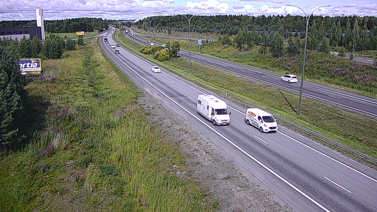 Weather Camera Image Road 4 Kempele, Zatelliitti, Oulu, Pohjois-Pohjanmaa