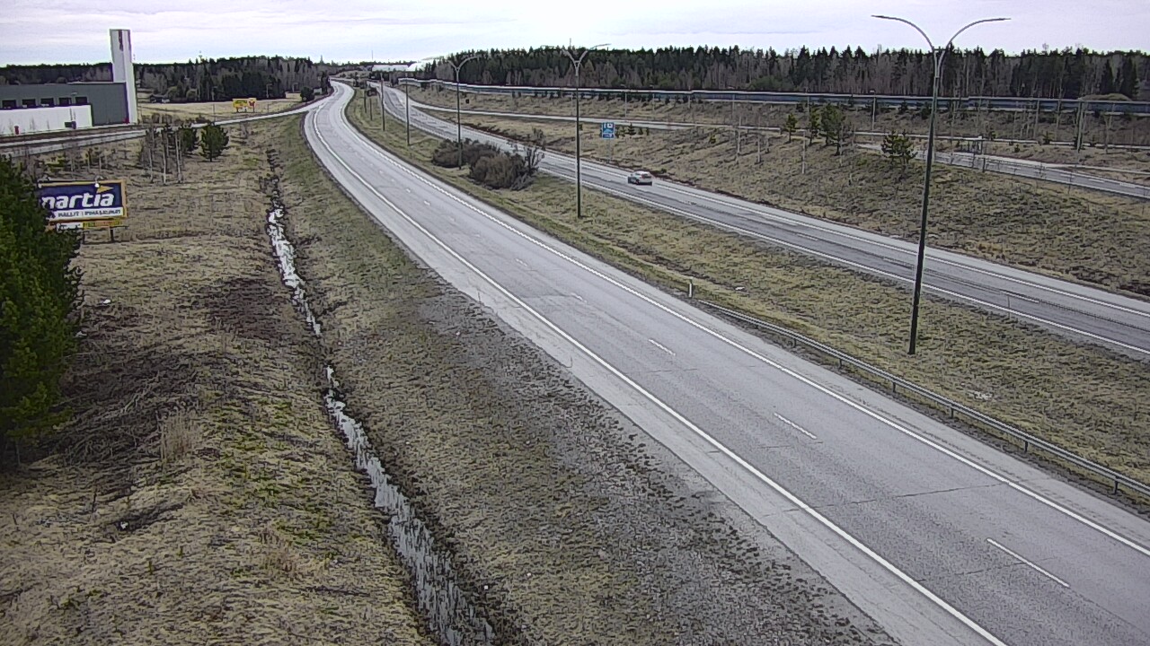 Weather Camera Image Road 4 Kempele, Zatelliitti, Oulu, Pohjois-Pohjanmaa