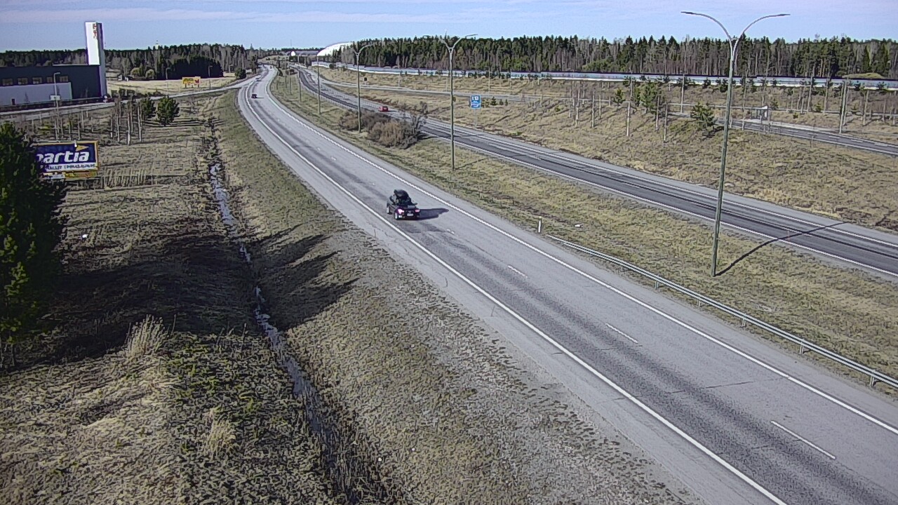 Weather Camera Image Väg 4 Kempele, Zatelliitti, Oulu, Pohjois-Pohjanmaa