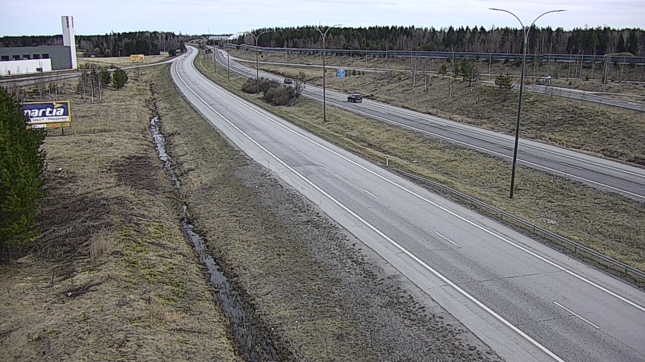 Weather Camera Image Väg 4 Kempele, Zatelliitti, Oulu, Pohjois-Pohjanmaa