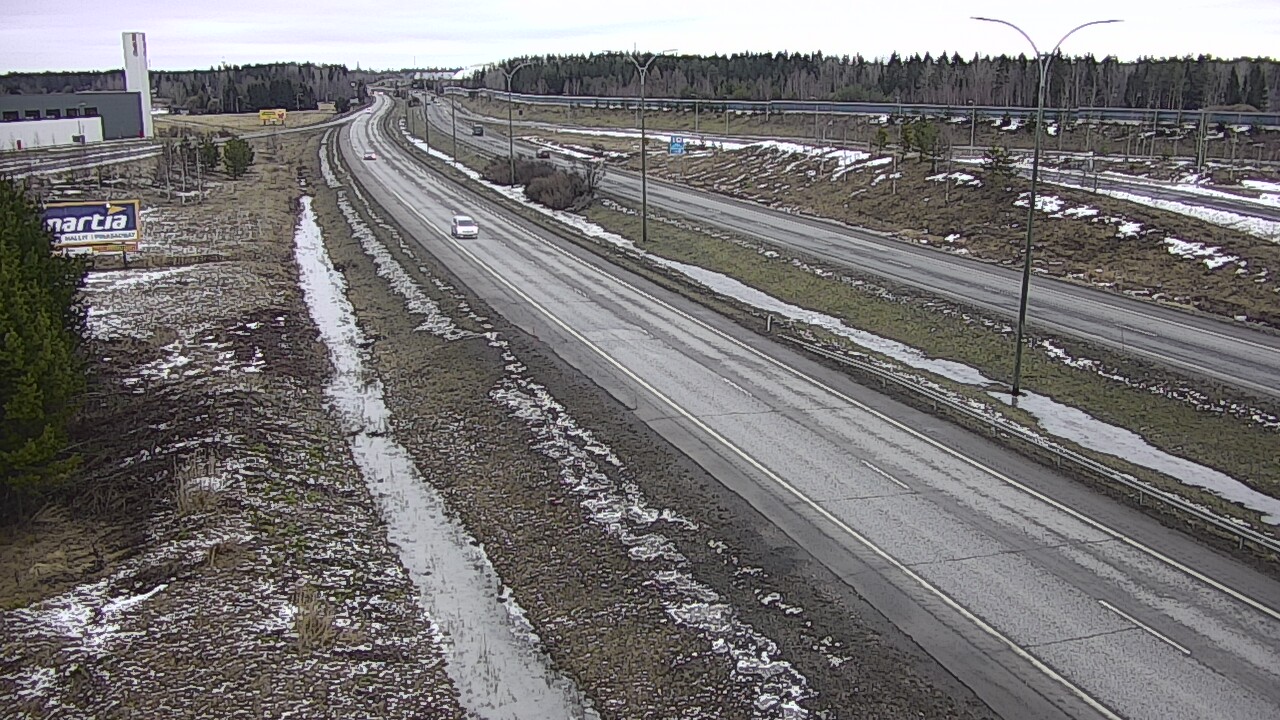 Weather Camera Image Road 4 Kempele, Zatelliitti, Oulu, Pohjois-Pohjanmaa