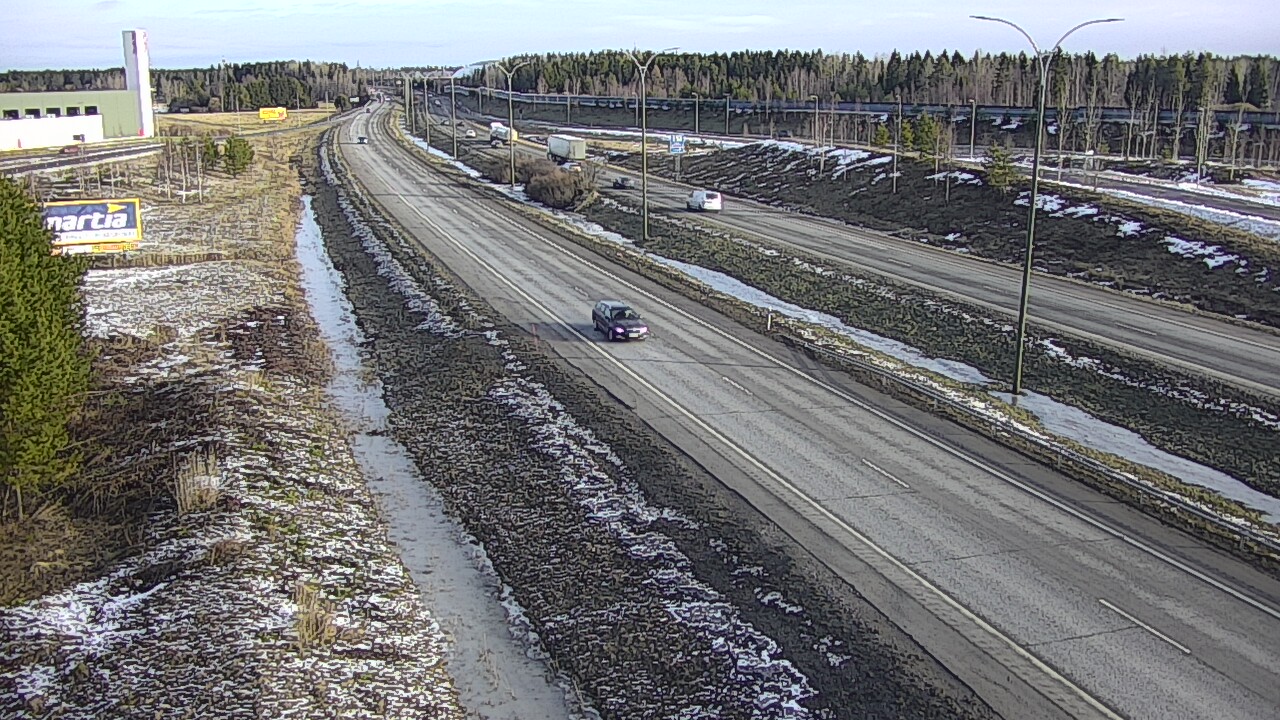 Kelikamerat Kuva Tie 4 Kempele, Zatelliitti, Oulu, Pohjois-Pohjanmaa