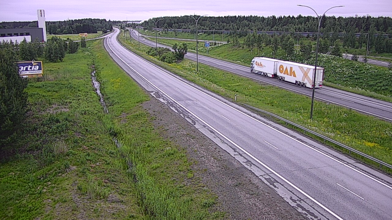 Kelikamerat Kuva Tie 4 Kempele, Zatelliitti, Oulu, Pohjois-Pohjanmaa