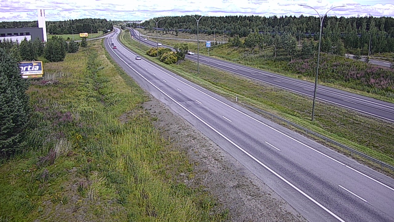 Weather Camera Image Road 4 Kempele, Zatelliitti, Oulu, Pohjois-Pohjanmaa