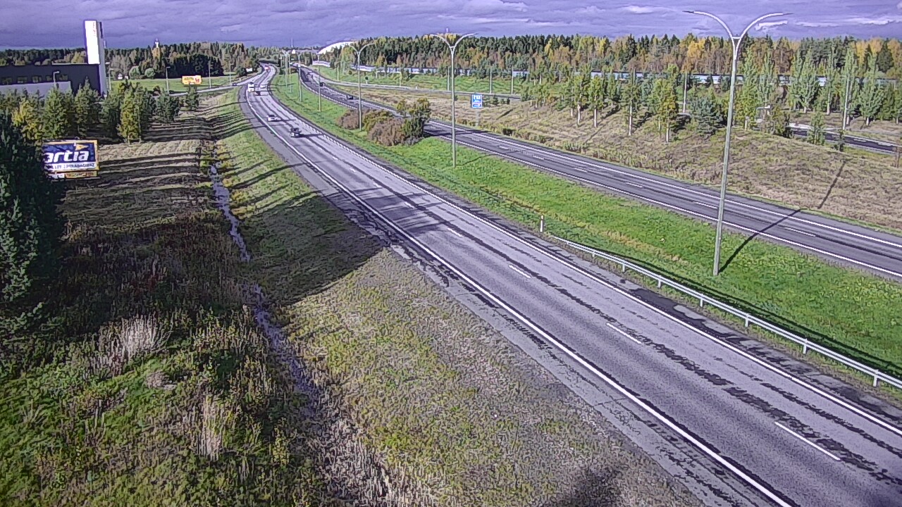 Weather Camera Image Road 4 Kempele, Zatelliitti, Oulu, Pohjois-Pohjanmaa