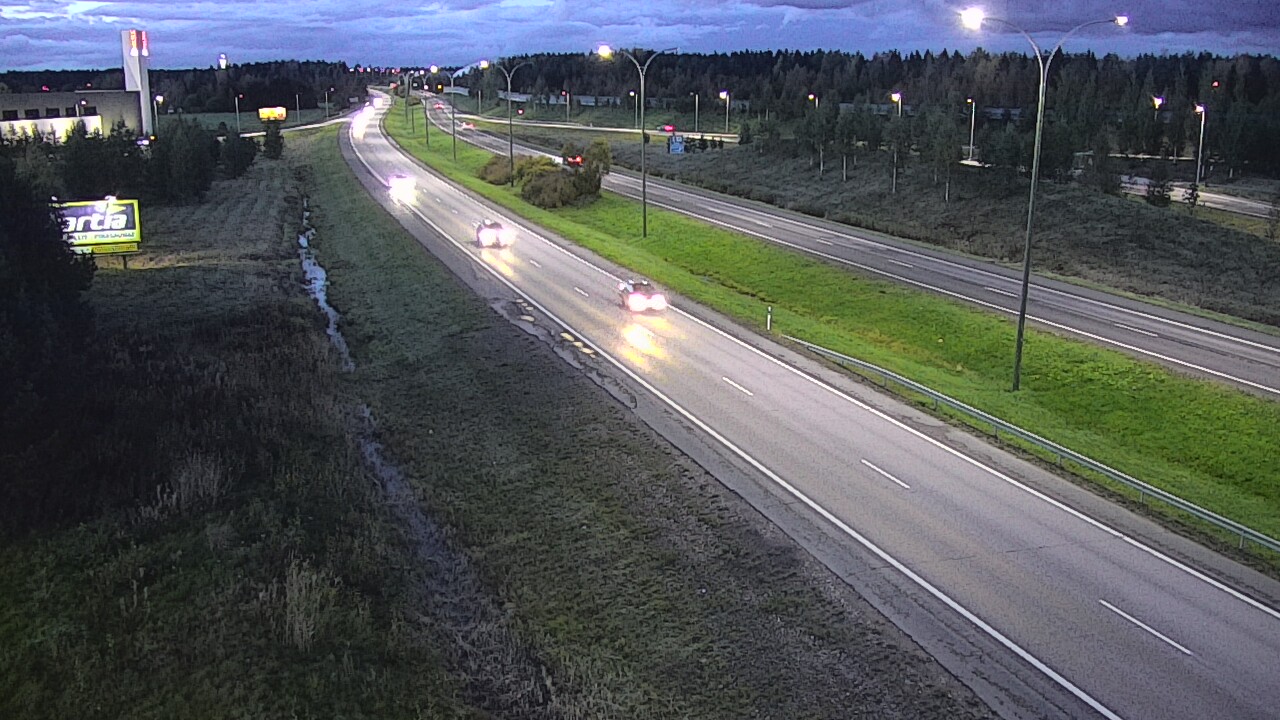 Weather Camera Image Road 4 Kempele, Zatelliitti, Oulu, Pohjois-Pohjanmaa