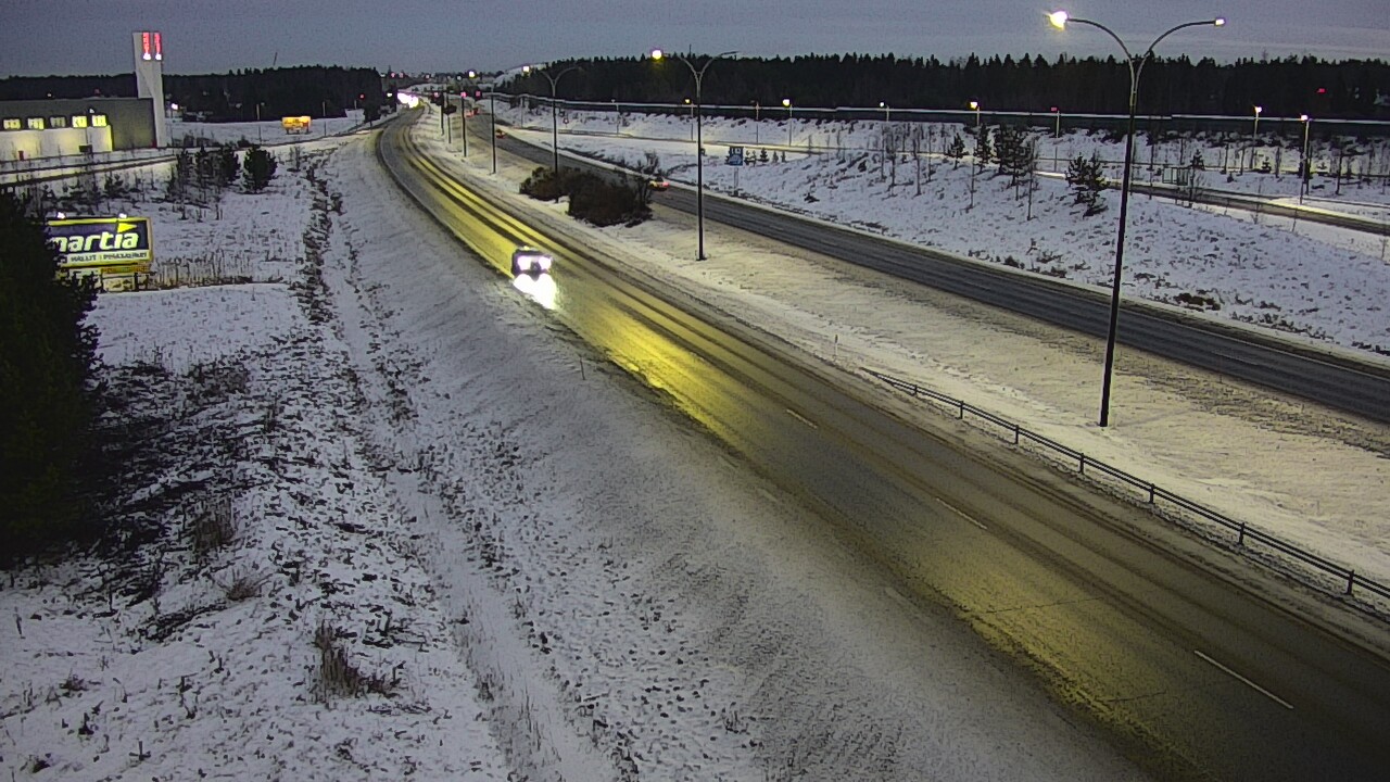 Weather Camera Image Road 4 Kempele, Zatelliitti, Oulu, Pohjois-Pohjanmaa