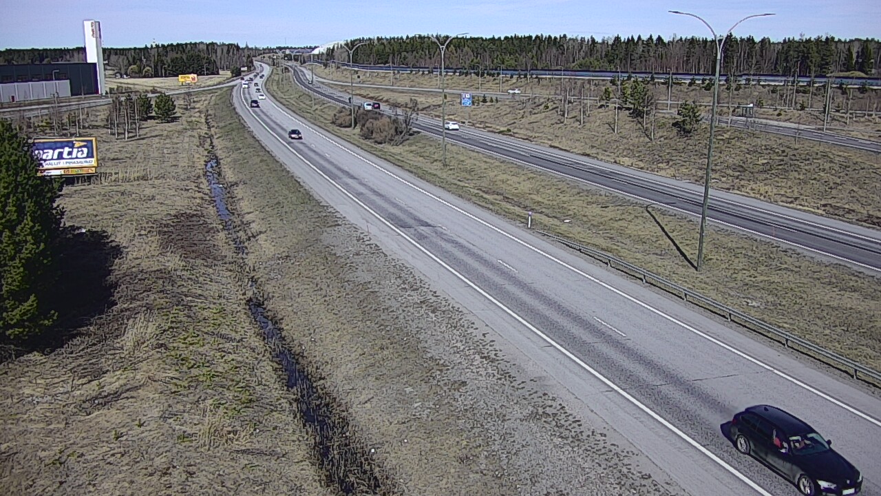 Weather Camera Image Väg 4 Kempele, Zatelliitti, Oulu, Pohjois-Pohjanmaa