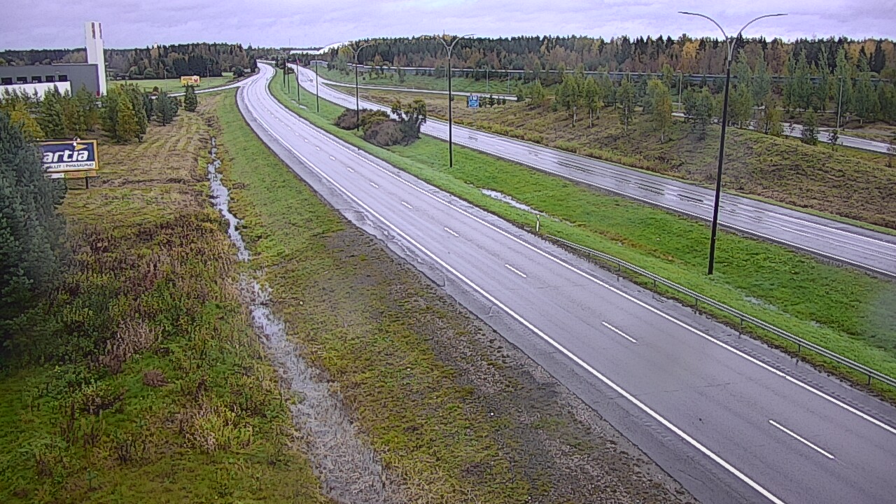Weather Camera Image Road 4 Kempele, Zatelliitti, Oulu, Pohjois-Pohjanmaa