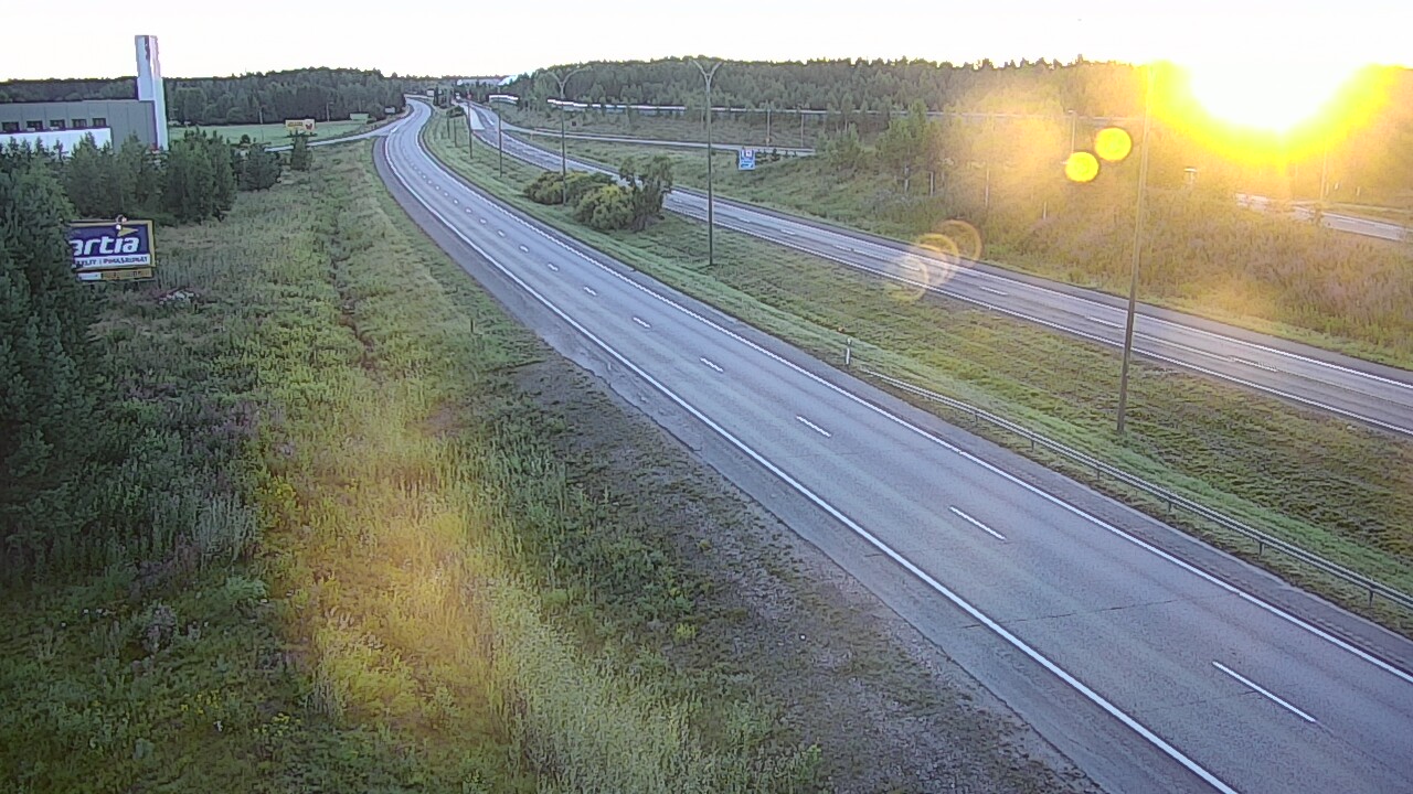 Kelikamerat Kuva Tie 4 Kempele, Zatelliitti, Oulu, Pohjois-Pohjanmaa